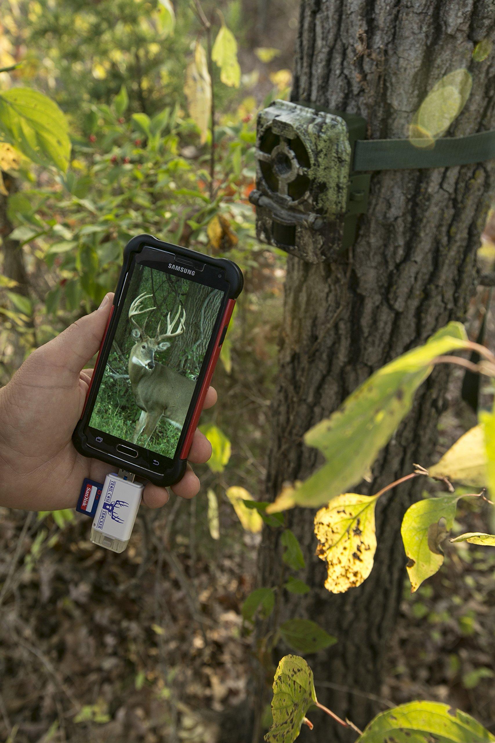 TRAIL CAMERA SD CARD READER Smartphone iPhone Android Game Tracker Cam